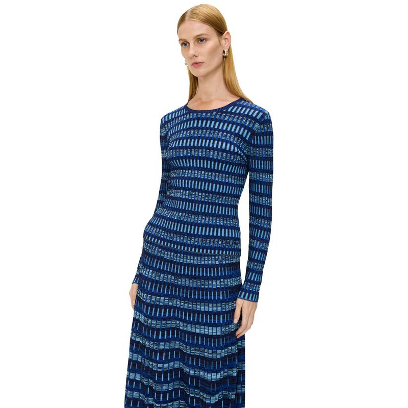Veronika Maine Mouline Long Sleeve Knit image number 0